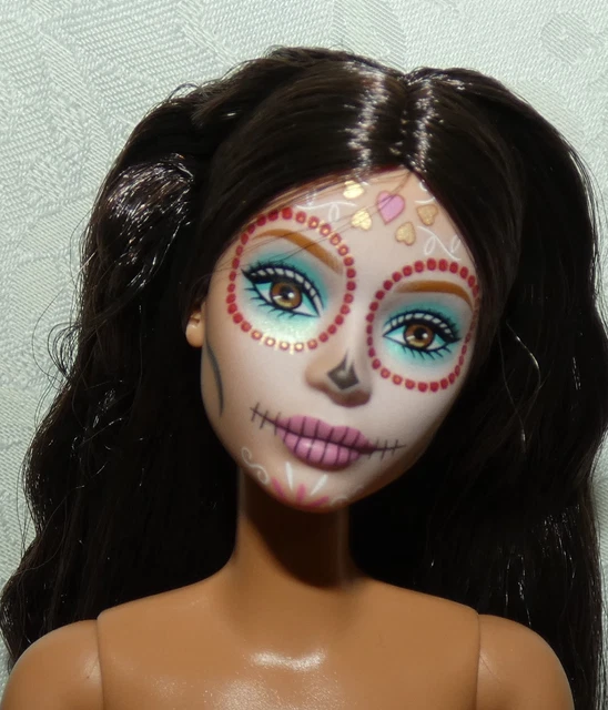 MATTEL NUDE BARBIE Doll 2025 Dia De Muertos Lina Articulated Calavera