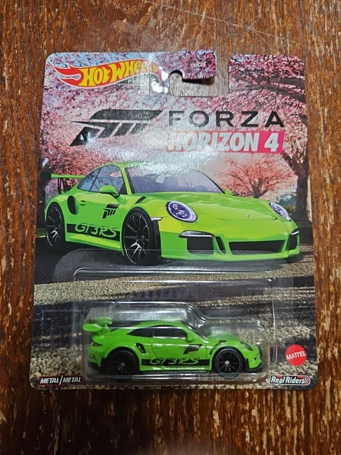 Hot Wheels Premium Forza Horizon Porsche Gt Rs Culture Automobile Verte Eur