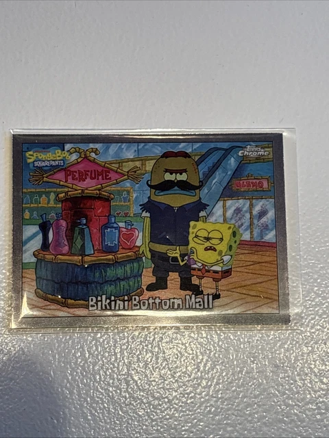 TOPPS CHROME SPONGEBOB Bikini Bottom Mall Refrector EUR
