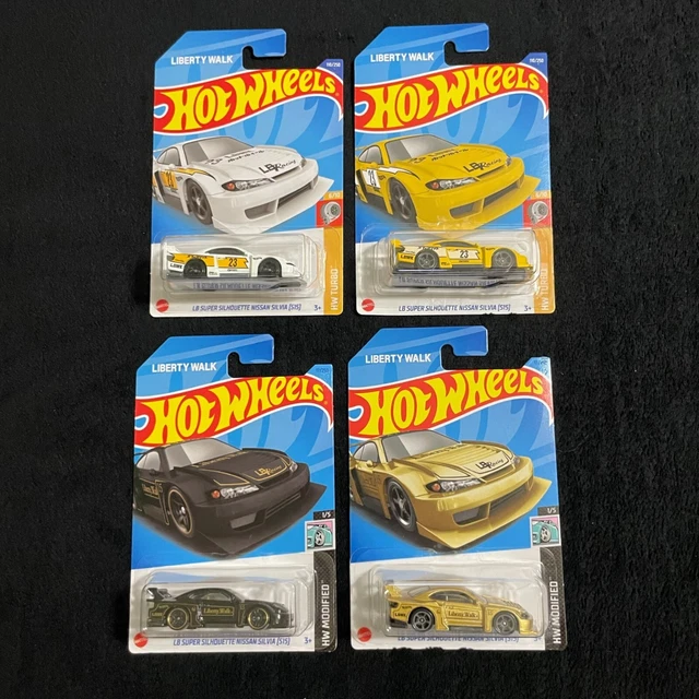 HOT WHEELS LB Super Silhouette Nissan Silvia S NERO Liberty Walk