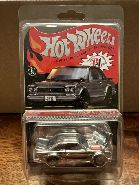 HOT WHEELS RLC 1972 Skyline H T 2000GT R Chrome 12439 EUR 66 64