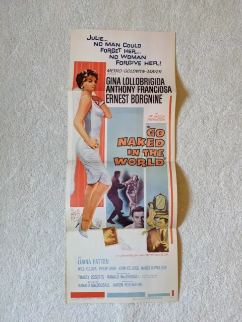 Go Naked In The World Original Movie Poster Insert X Gina