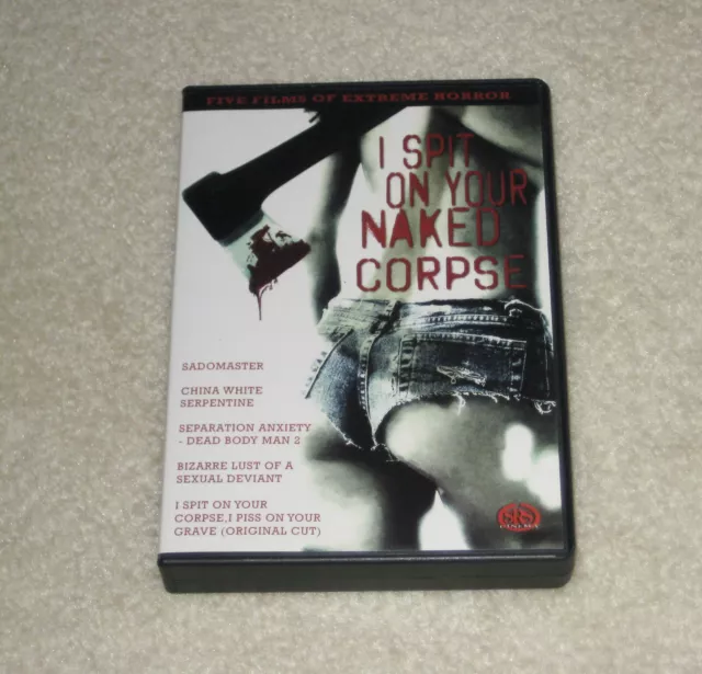 I SPIT ON Your Naked Corpse 5 DVD Films 2010 SRS Cinema 23 99 PicClick