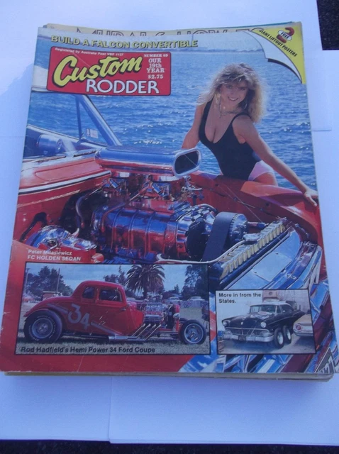 CUSTOM RODDER NO 89 Holdens Fords Hot Rods 5 00 PicClick AU