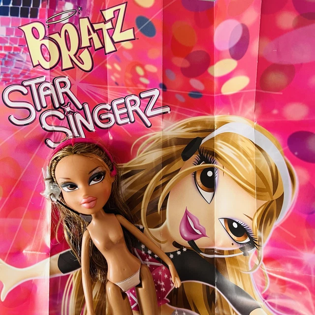 BRATZ STAR SINGERZ Yasmin Doll NUDE With Poster Wall Art No Clothes
