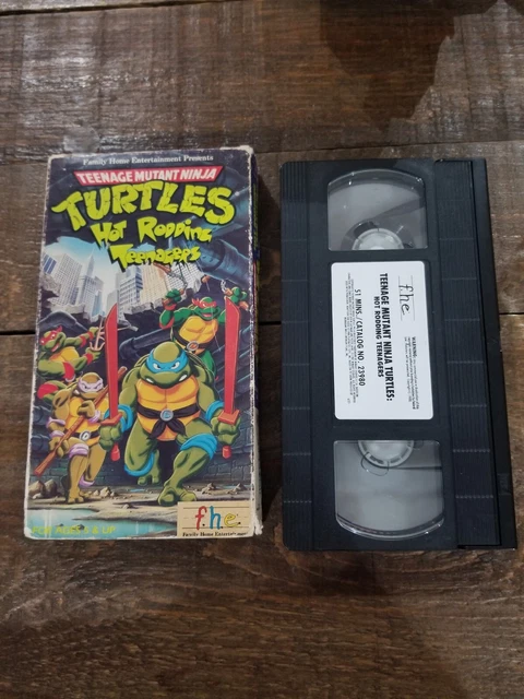 TEENAGE MUTANT NINJA Turtles Hot Rodding Teenagers VHS TMNT HTF Rare PicClick CA