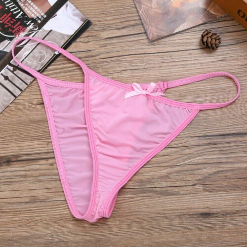 SISSY HERREN DESSOUS G String Bikini Slip Tangas Beutel Unterwäsche