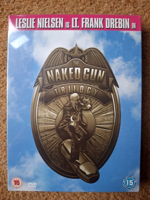 THE NAKED GUN Trilogy DVD Box Leslie Nielsen New Sealed