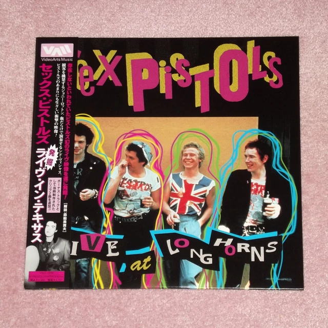 THE SEX PISTOLS Live At Longhorns RARE JAPAN LASERDISC OBI