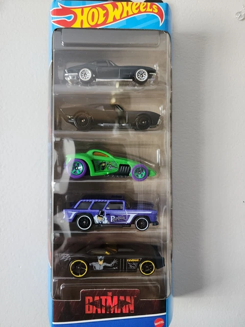 HOT WHEELS 2022 The Batman Movie DC Batmobile 5 Pack Corvette Stingray Nomad NEW 20 00