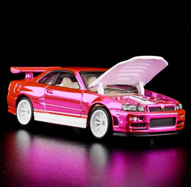 HOT WHEELS RLC Exclusive Nissan Skyline GT R BNR34 édition rose 2023