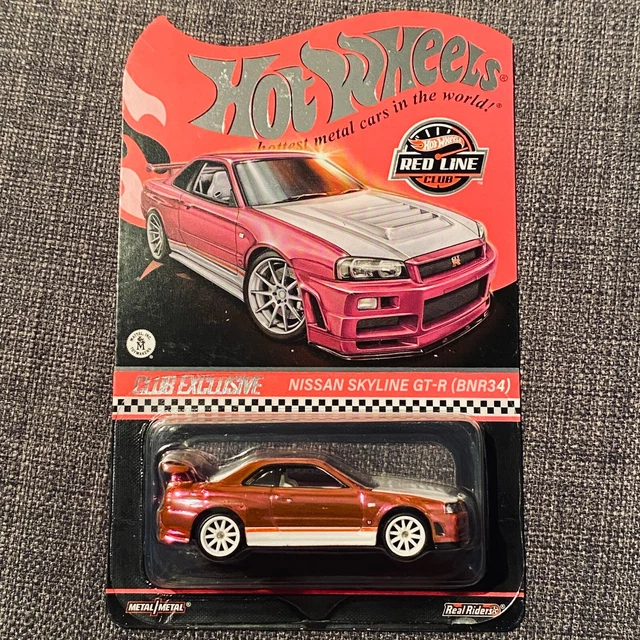 HOT WHEELS RLC Exclusive Nissan Skyline GT R BNR34 Rose Edition 2023