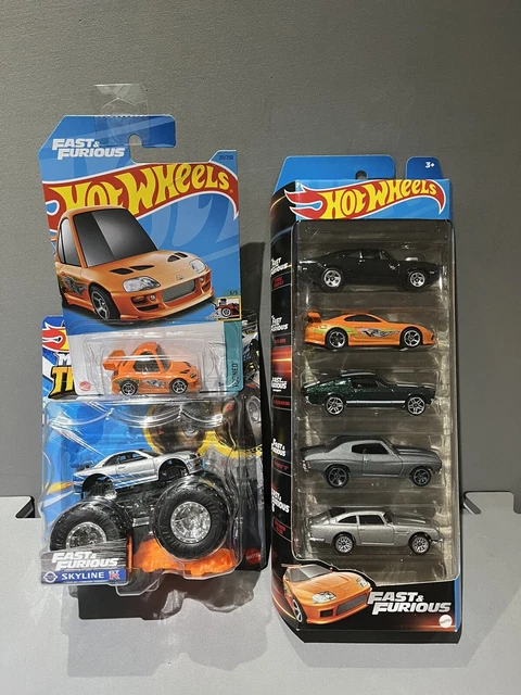 HOT WHEELS FAST Furious Pack Skyline R GT R Monster Truck