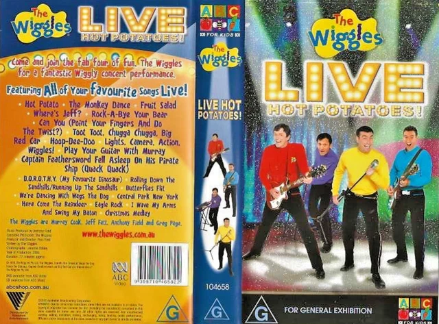 The Wiggles Live Hot Potatoes A Rare Find Abc Picclick Au