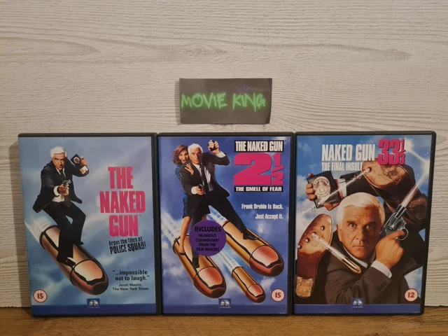 THE NAKED GUN Trilogy 1 3 DVD 1988 Leslie Nielsen Comedy Region 2