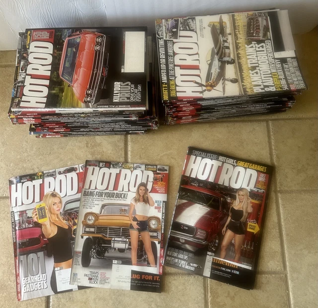 HOT ROD MAGAZINE LOT OF ISSUES Vintage Car Automobile