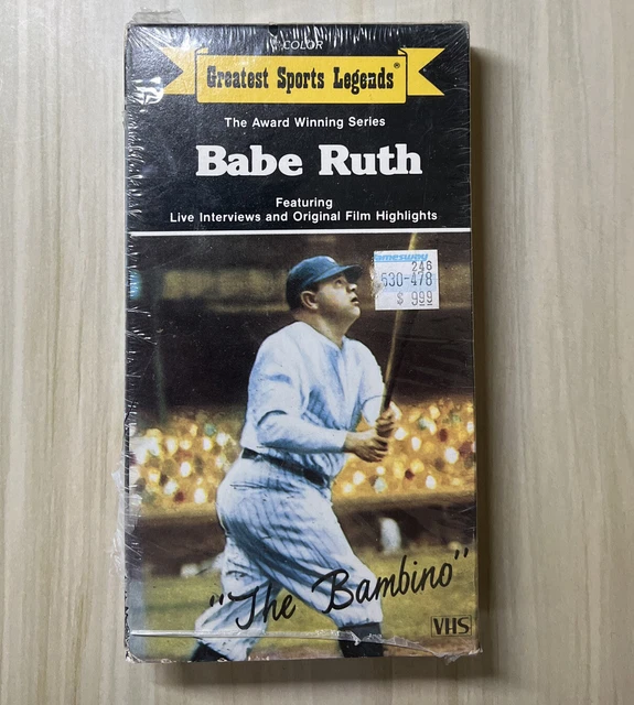 BABE RUTH GREATEST Sports Legends Color VHS Collector Series The Bambino Yankees 4 67 PicClick UK