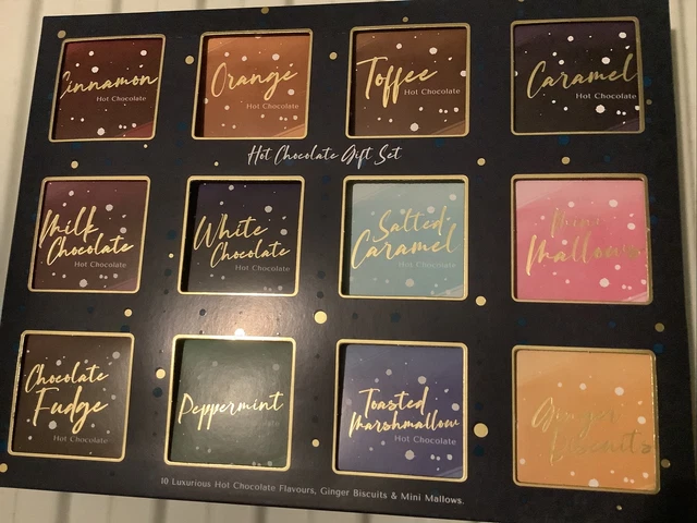 COCOA TREE HOT Chocolate Gift Set Flavours Ginger Biscuits Mini