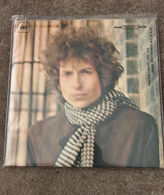 BOB DYLAN BLONDE On Blonde Cbs Original 1967 Europe Reissue 12 Vinyl