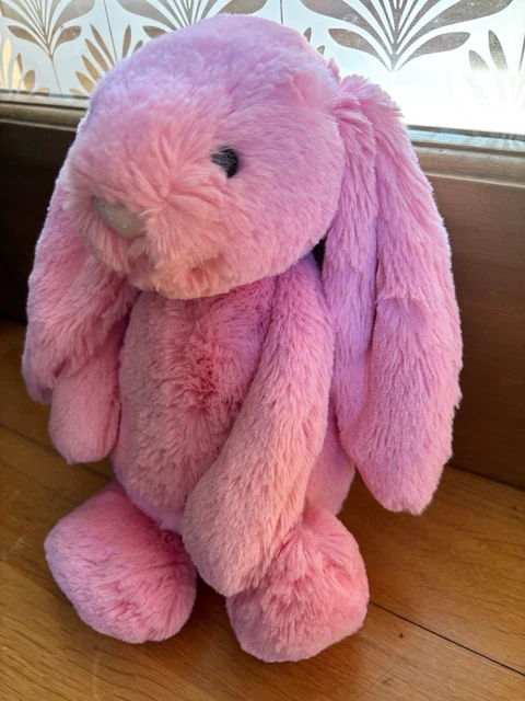 RETIRED JELLYCAT BUNNY Rabbit Hot Pink Medium Excellent Cond