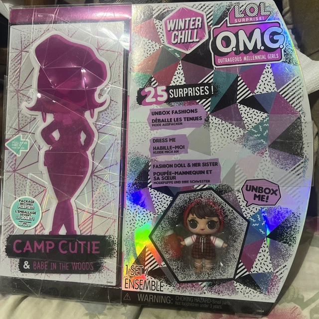 LOL SURPRISE OMG Winter Chill 25 Surprises Camp Cutie Doll Babe In