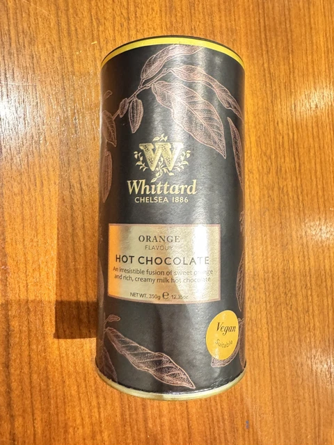 WHITTARD OF CHELSEA Orange Flavoured Hot Chocolate G Brand New