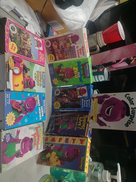 BARNEY VHS TAPES Lot Of Plus Barney Color Surprise Book 18480 | The ...