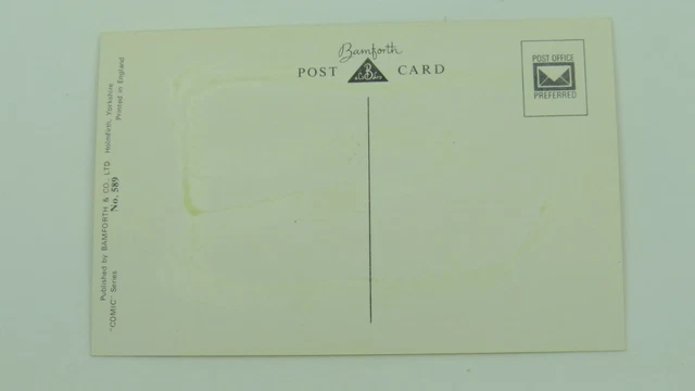 S RISQUE SAUCY Bamforth Comic Postcard Sexy Blonde Big Boobs