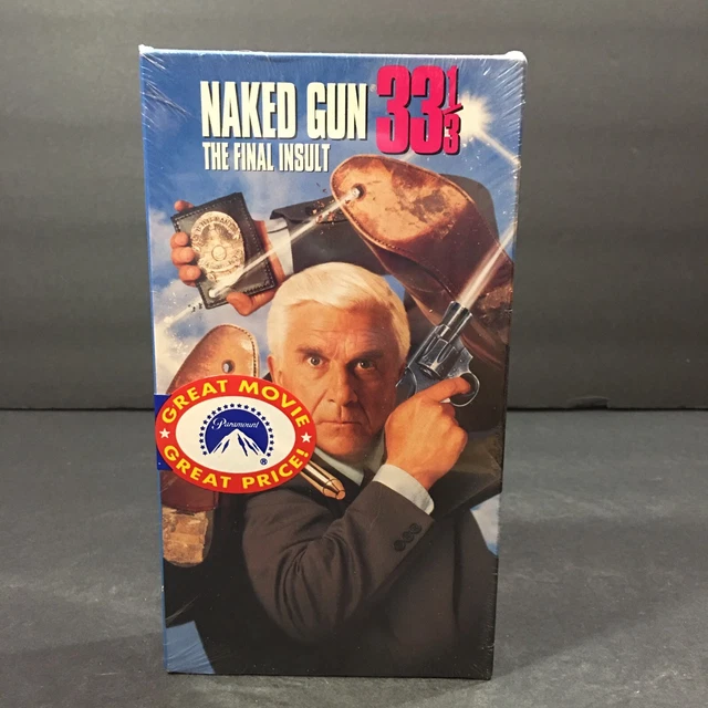 NAKED GUN The Final Insult VHS Leslie Nielsen Sealed New