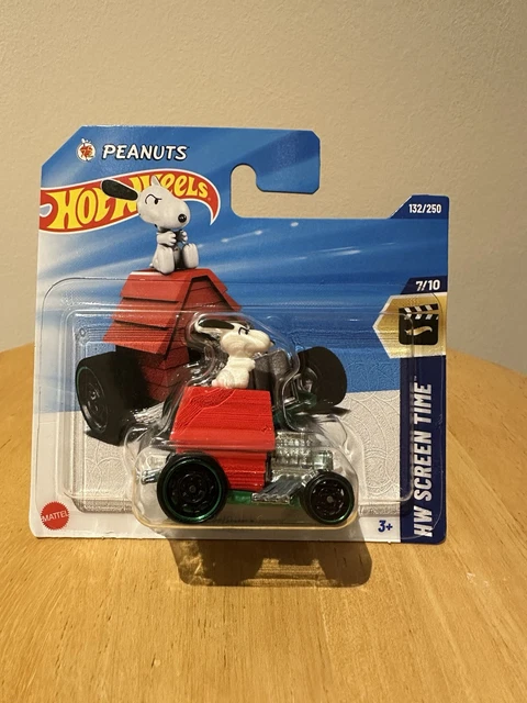 HOT WHEELS PEANUTS Snoopy HW Screen Time Scale Mattel