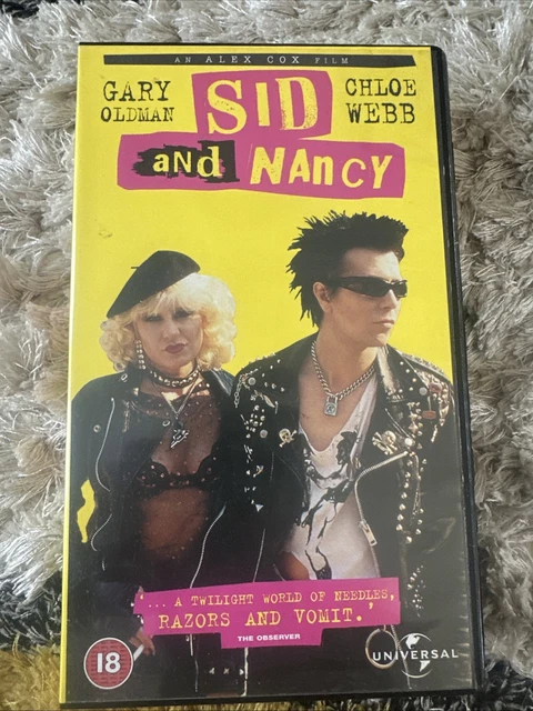 SID NANCY Video VHS Sex Pistols Film Punk Gary Oldmans Chloe Webb
