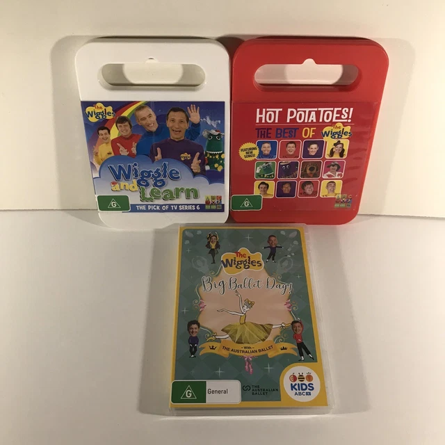 THE WIGGLES DVD Bundle X 3 R4 PAL Wiggle And Learn Hot Potatoes Big Ballet Day 11 66