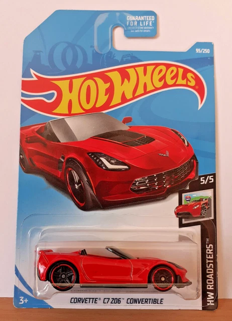 Hot Wheels Corvette C Z Convertible Hw Roadsters Fyc Long Card Picclick Uk