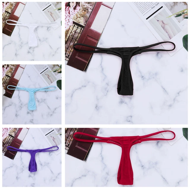 US SEXY WOMEN Panties T Back G String Thong Micro Mesh Bikini Lingerie