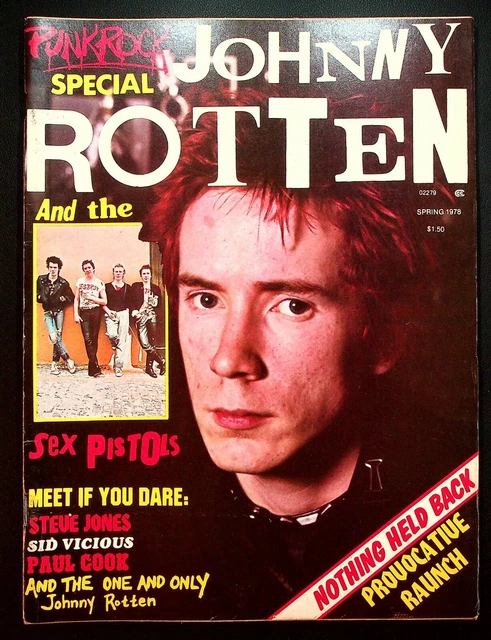 VINTAGE PUNK ROCK Special Magazine Photos Johnny Rotten Sex Pistols