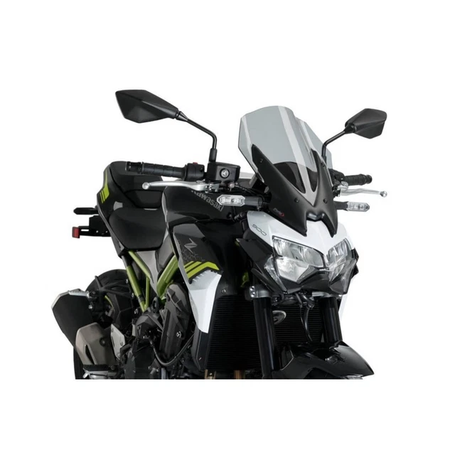 PUIG PARE BRISE NAKED N G Touring Kawasaki Z900 2020 2024 Fumée Clair
