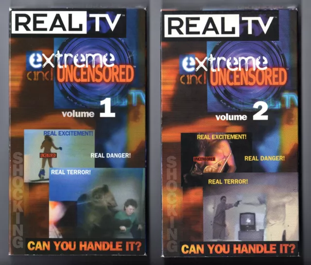 Real Tv Extreme Uncensored Vhs Video Tapes Vol Vol Ii Excond Picclick