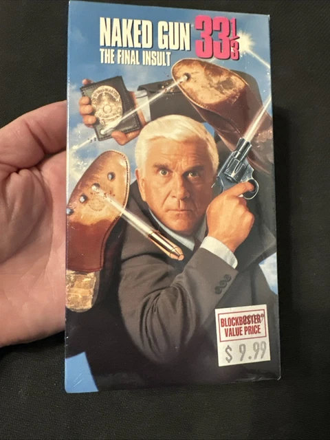 NAKED GUN The Final Insult VHS New Sealed Watermark