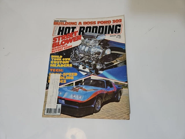 POPULAR HOT RODDING Magazine August Jack Roush Building A Boss Ford Car PicClick UK
