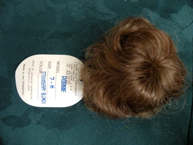 NEW SIZE Doll Wig ROBBIE Global Modacrylic Strawberry Blonde Colors NOS PicClick UK
