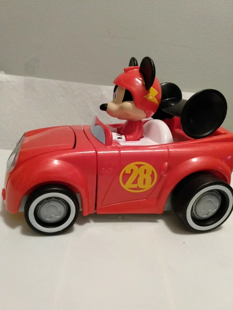 MATTEL DISNEY MICKEY Mouse Roadster Racers Transforming Hot Rod Voiture De Course 2016 EUR 10 39