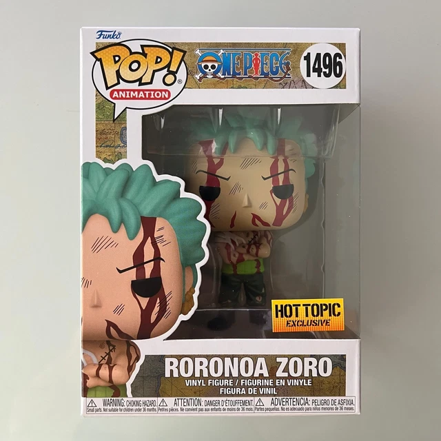 FUNKO POP ONE Piece Roronoa Zoro Sangriento Hot Topic