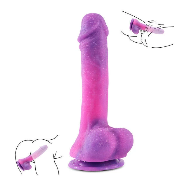 8 26 SILICONE JELLY DILDO SEX DONG REALISTIC PENIS SUCTION CUP ANAL VAGINAL TOY EUR 39 59
