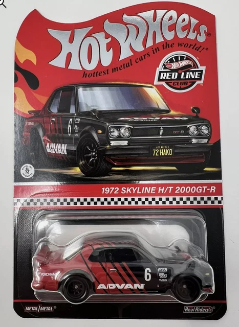 HOT WHEELS 2024 RLC Exclusive 1972 Skyline H T 2000GT R Advan Livery