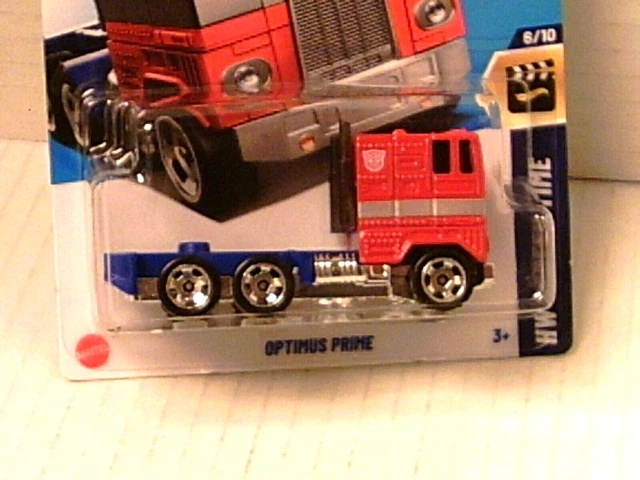 HOT WHEELS OPTIMUS Prime Transformers Hw Screen Time Series New For EUR PicClick FR