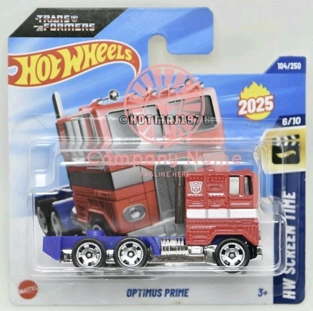 HOT WHEELS OPTIMUS Prime Hw Screen Time 6 10 2025 Best Price