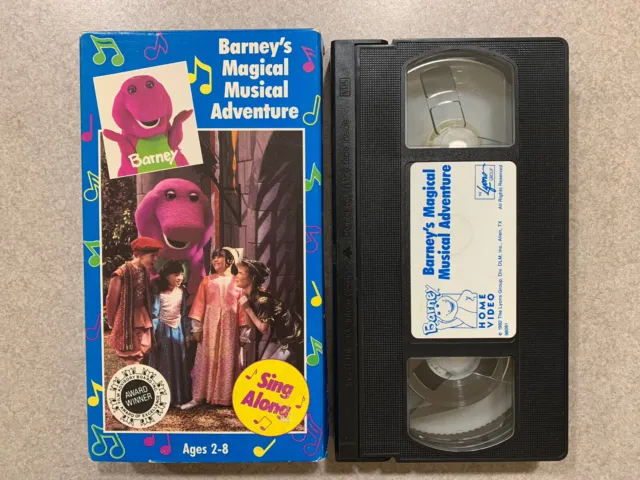 BARNEY BARNEYS Magical Musical Adventure VHS 1992 Sing Along Home