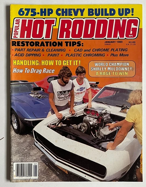 JANUARY 1983 POPULAR Hot Rodding Magazine 675hp Small Block Chevy Etc 11 99 PicClick CA