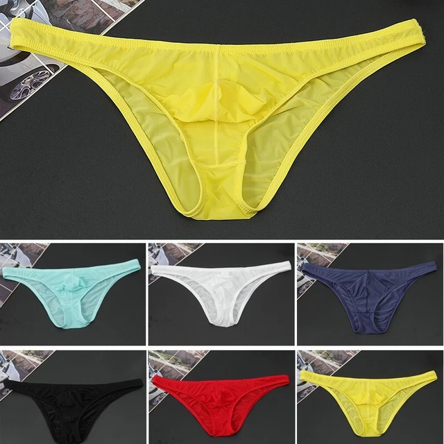 UNDERPANTS UNDERWEAR BIKINI Triangle Comfy G String Low Rise Male
