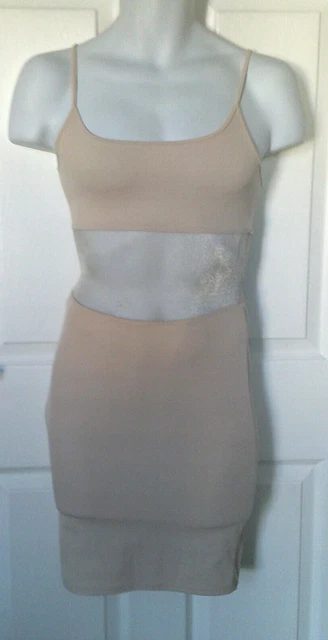 BODY SLIMMER S Nude Contorting Tummy Bust Hip Control Shapewear Size Small 3 30 PicClick UK